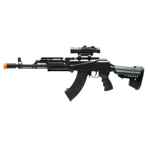 See Airsoft Rifle 1 Refurbished Tactical AK-47 Rifle FPS-300 Spring Airsoft Gun
