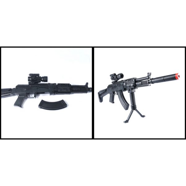 See Airsoft Rifle 2 Smart K73 AK-47 Rifle FPS-330 Spring Airsoft Gun