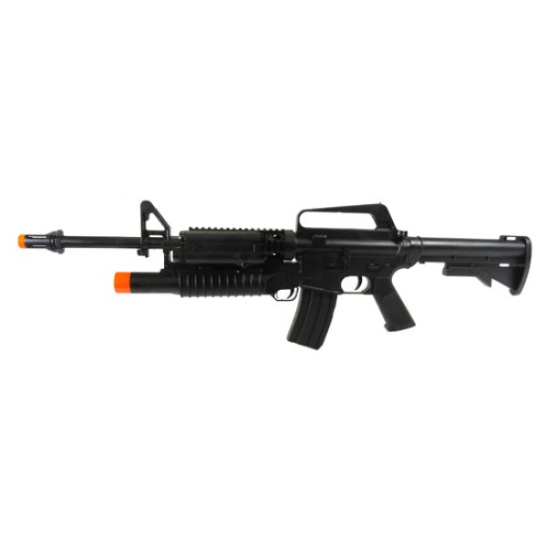 See Airsoft Rifle 1 Special Forces M16 Rifle M203 Grenade Launcher FPS-275 Spring Airsoft Gun