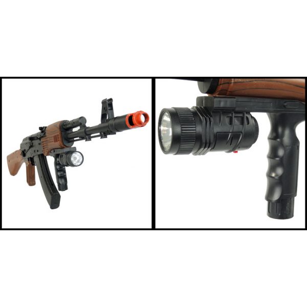 See Airsoft Rifle 2 Spring AK-47 FPS-275 Airsoft Rifle Package Deal (Mask and BBs)