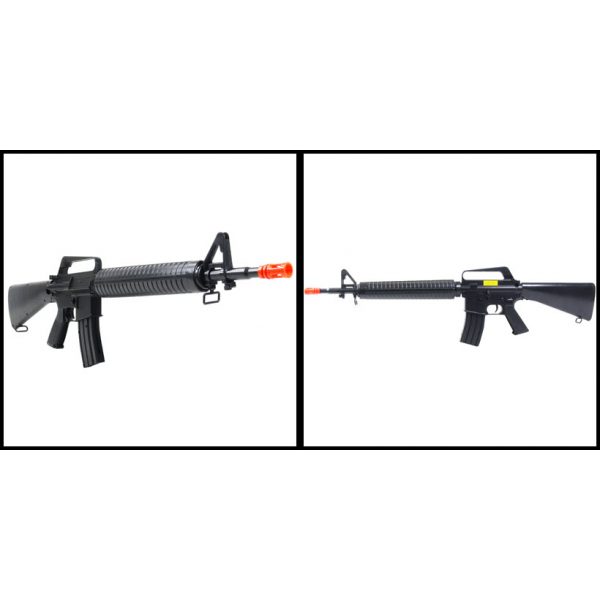 See Airsoft Rifle 2 Spring CSI M16-A1 Rifle FPS-245 Airsoft Gun