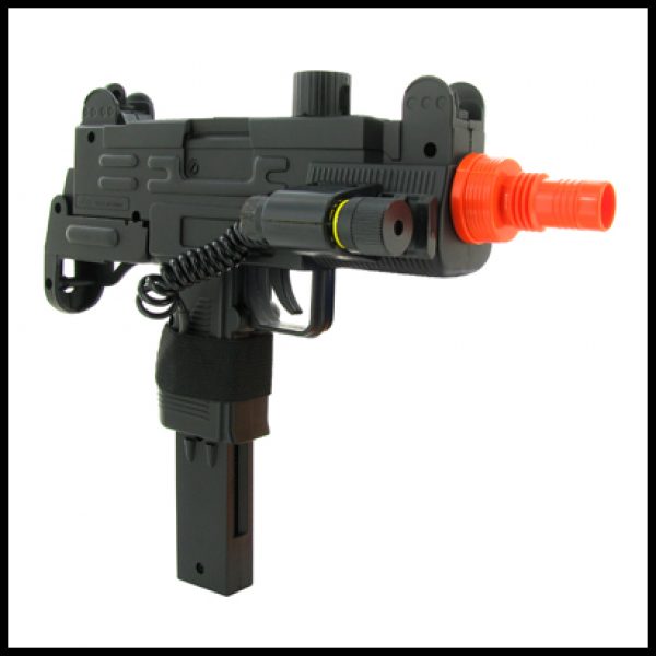 See Airsoft Rifle 2 Spring Custom 2 Style Uzi Submachine Gun FPS-200 Laser Airsoft Gun