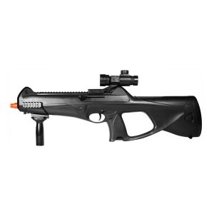 See Airsoft Rifle 1 Spring Cyber Gun Beretta Storm Rifle FPS-370 Fore Grip, Mock Scope Airsoft Gun