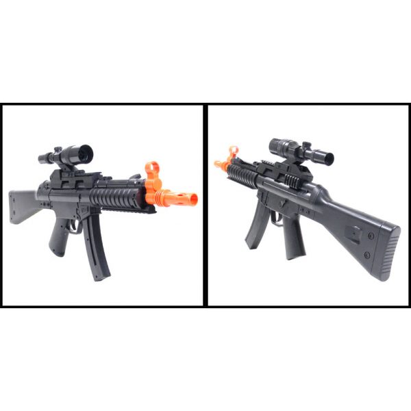See Airsoft Rifle 2 Spring CYMA P015D Tactical MP5 Rifle FPS-280 Airsoft Gun Package Deal (Mask and BBs)