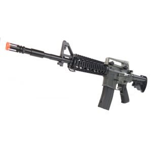 See Airsoft Rifle 1 Spring DPMS A11 Licensed RIS FPS-322 Black Airsoft Rifle