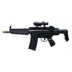 See Airsoft Rifle 1 Spring G3 Rifle FPS-340 Laser, Flashing Lights Airsoft Gun