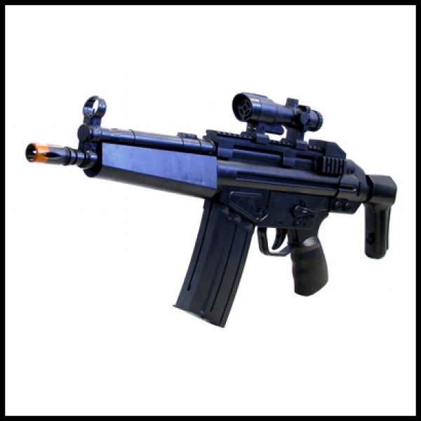 See Airsoft Rifle 2 Spring G3 Rifle FPS-340 Laser, Flashing Lights Airsoft Gun