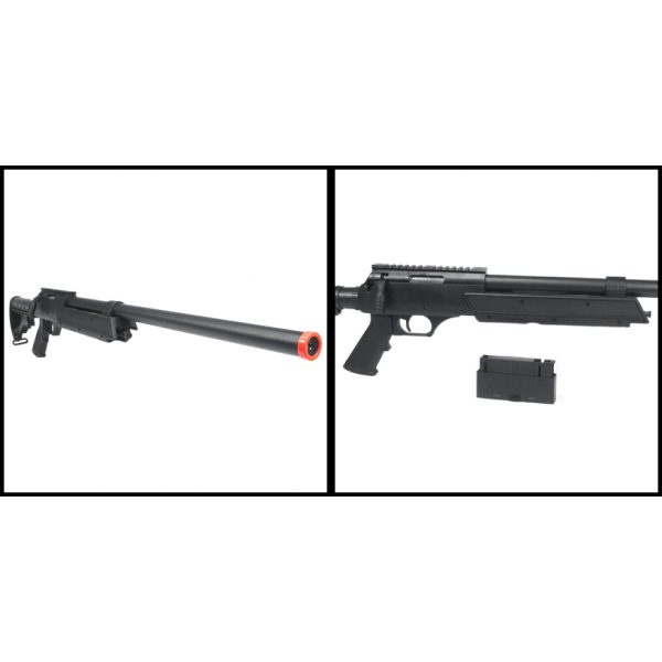 See Airsoft Rifle 2 Spring Refine M187A Sniper Rifle FPS-550 Airsoft Gun Package Deal (Mask and BBs)