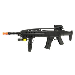See Airsoft Rifle 1 Spring M8B Rifle FPS-200 Fore Grip, Laser Airsoft Gun