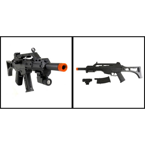 See Airsoft Rifle 2 Spring Mini G36A Assault Rifle FPS-120 Flashlight Airsoft Gun