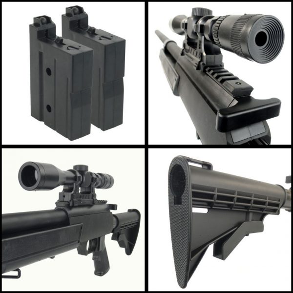 See Airsoft Rifle 2 Spring SD98 Style Sniper Rifle FPS-300 Airsoft Gun