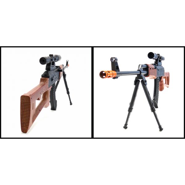 See Airsoft Rifle 2 Spring SVD M899 Assault Rifle FPS-250 Airsoft Gun Package Deal (Mask and BBs)