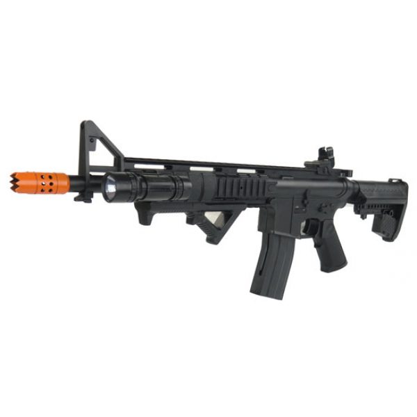 See Airsoft Rifle 1 Spring Tactical Assault RIS M4 FPS-200 Airsoft Rifle With Flashlight
