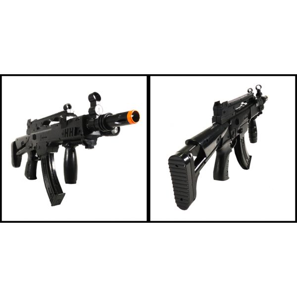 See Airsoft Rifle 2 Spring Tactical G36 Compact Rifle FPS-230 Fore Grip Airsoft Gun