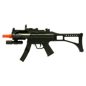 See Airsoft Rifle 1 Spring Tactical SWAT FPS-230 Laser, Flashlight, Sight, Full Stock Airsoft Gun