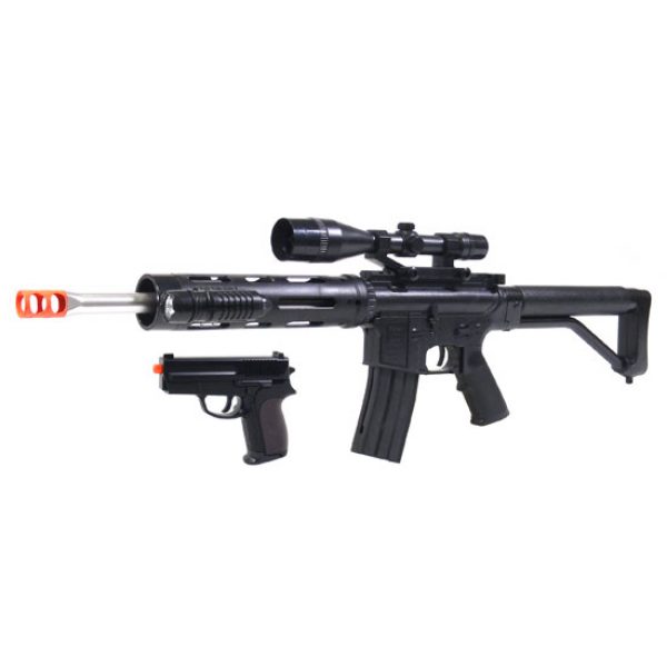 See Airsoft Rifle 1 Spring UK Arms P1136 Rifle FPS-280 Pistol FPS-120 Combo Pack Airsoft Guns