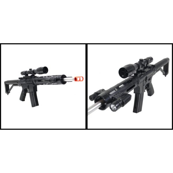 See Airsoft Rifle 2 Spring UK Arms P1136 Rifle FPS-280 Pistol FPS-120 Combo Pack Airsoft Guns