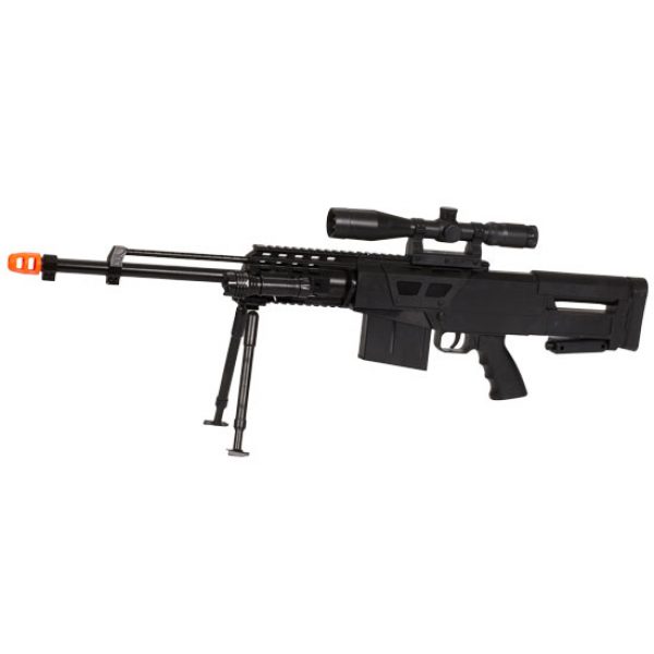 See Airsoft Rifle 1 Spring UK Arms P1150 FPS-260 Airsoft Rifle with Laser & Bipod