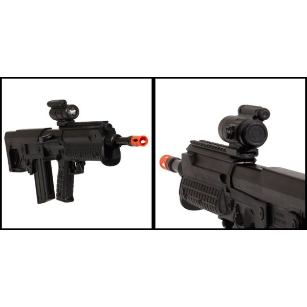 See Airsoft Rifle 2 Spring UK Arms P1389F FPS-300 Airsoft Rifle with Flashlight