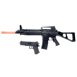 See Airsoft Rifle 1 Spring UK ARMS P1618 Rifle FPS-280 Pistol FPS-120 Combo Pack Airsoft Gun