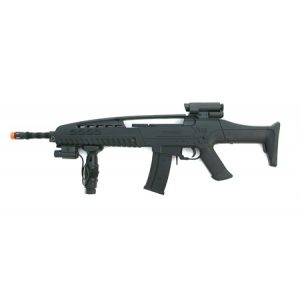 See Airsoft Rifle 1 Spring XM8 Rifle FPS-150 Laser Sight Shoulder Strap Safety Glasses Airsoft Gun