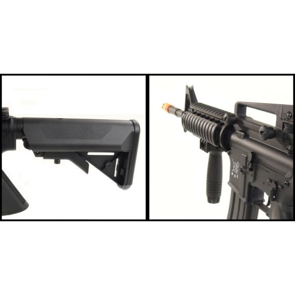 See Airsoft Rifle 2 SRC M4 RIS FPS-350 AEG Electric Airsoft Rifle