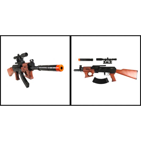 See Airsoft Rifle 2 Super Arms AK-47 Rifle FPS-200 Spring Airsoft Gun