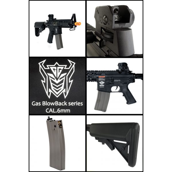 See Airsoft Rifle 2 Green Gas G&G CM16 Raider FPS-430 Blowback Airsoft Rifle