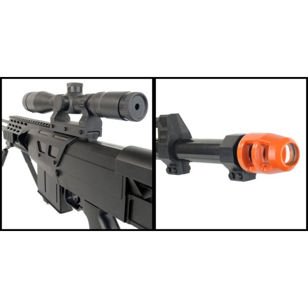 See Airsoft Rifle 2 Spring Special Ops MG-50 Sniper Rifle FPS-275 Airsoft Gun