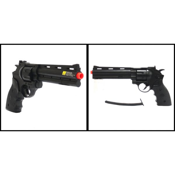 See Airsoft Pistol 2 Electric Dirty Harry FPS-150 Pistol Airsoft Gun Package Deal (Mask and BBs)