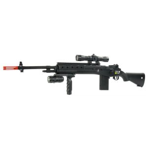 See Airsoft Rifle 1 Spring Special Ops Tactical M14 Sniper Rifle FPS-275 Airsoft Gun