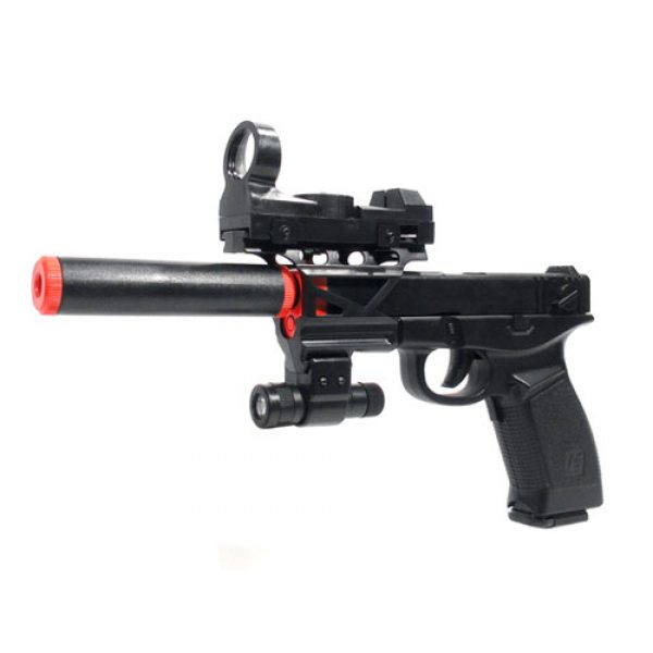 See Airsoft Pistol 1 Electric P99 Style Pistol Full Auto Blowback 230 FPS Airsoft Gun Package Deal (Mask and BBs)