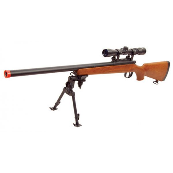See Airsoft Rifle 1 Spring Super Sniper Rifle Wood FPS-370 Airsoft Gun