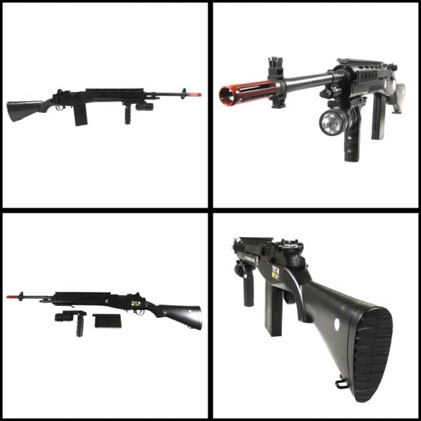 See Airsoft Rifle 2 Spring Tactical M14 Sniper Rifle FPS-225 Airsoft Gun