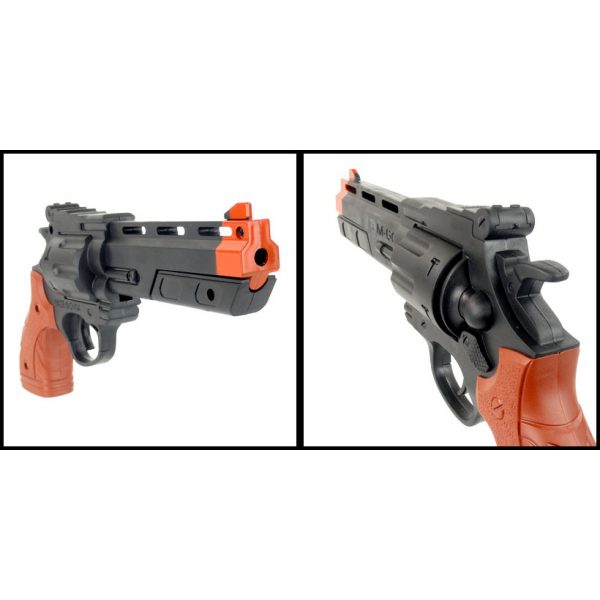 See Airsoft Pistol 2 Spring Revolver Style M-60A FPS-250 Airsoft Pistol Package Deal (Mask and BBs)