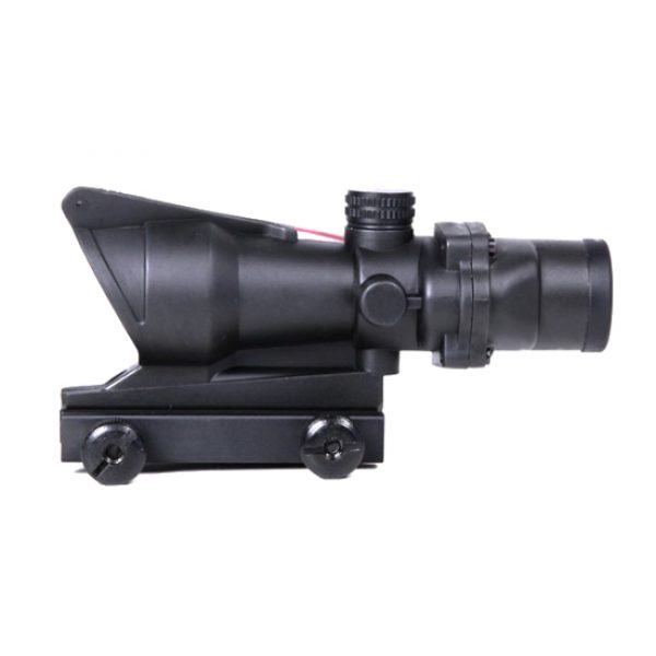 See Airsoft Accessory 1 Bravo Airsoft 4x32 Scope With Fake Fiber Optic