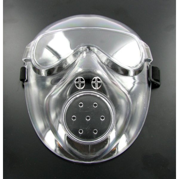 See Airsoft Accessory 1 Clear Plastic Full Face Mask Airsoft Gear