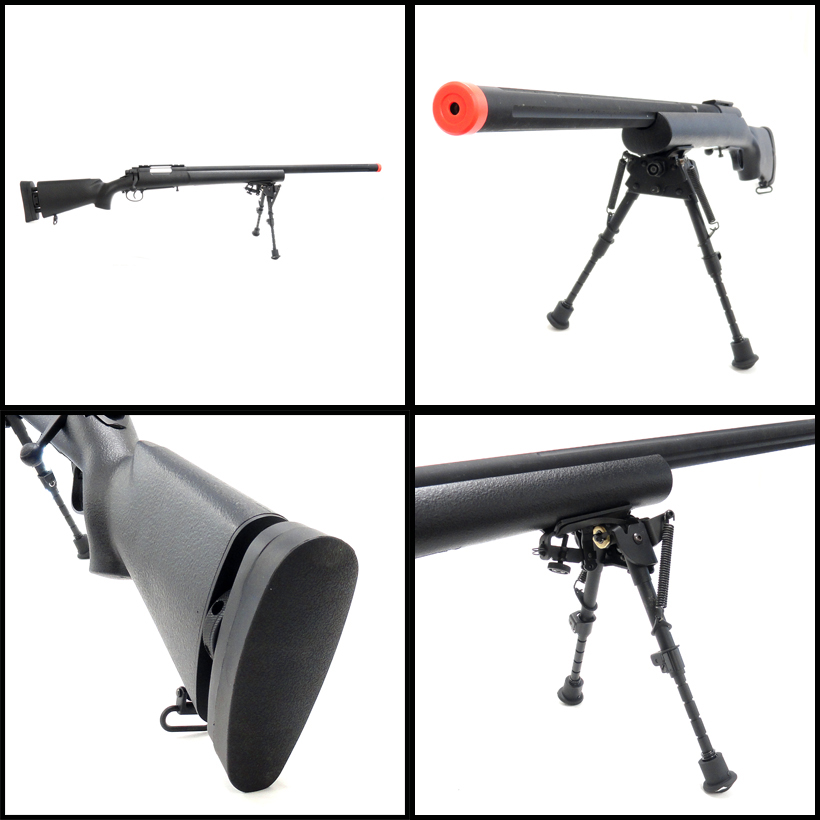 See Airsoft Rifle 2 Spring UK Arms M28B Bolt Action Sniper Rifle FPS-575 Airsoft Gun