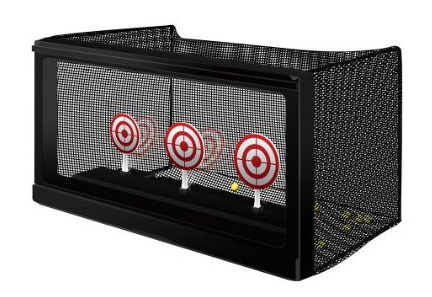 Crosman Auto Reset Target Airsoft Gun Accessory - High Speed BBs