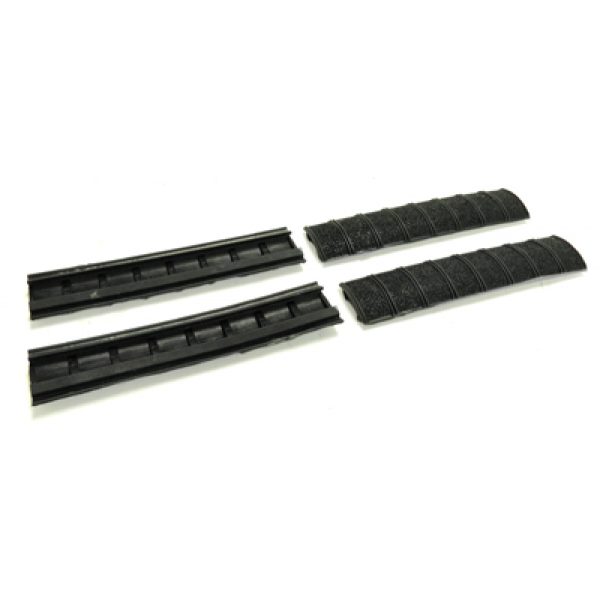 See Airsoft Accessory 1 D-Boys Airsoft XT Black Full Length Rail Panels 4 Pcs