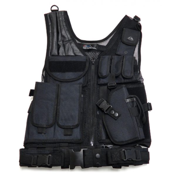 See Airsoft Accessory 1 Fidragon Airsoft Deluxe Tactical Vest Black