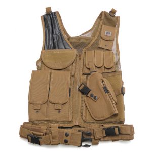 See Airsoft Accessory 1 Fidragon Airsoft Deluxe Tactical Vest Coyote Tan