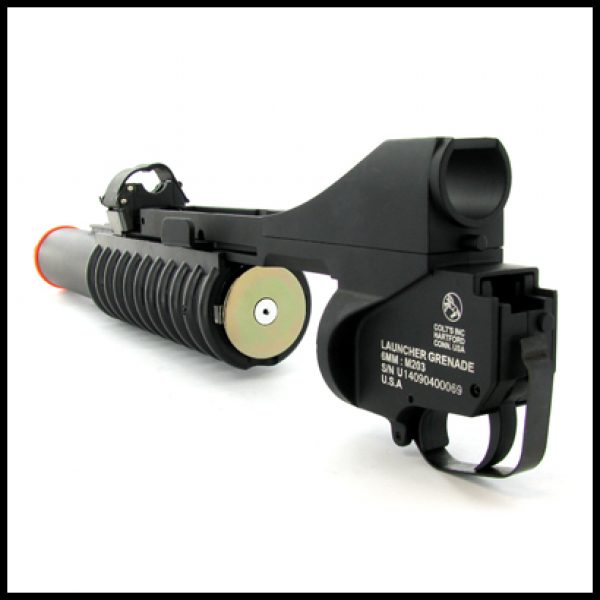 See Airsoft Accessory 2 Green Gas Colt M203 Grenade Launcher Airsoft Gun Accessory