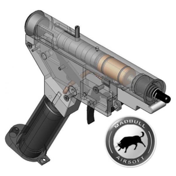 See Airsoft Accessory 1 Mad Bull C02 Gear Box Version 2 Model 470 Airsoft Gun Part