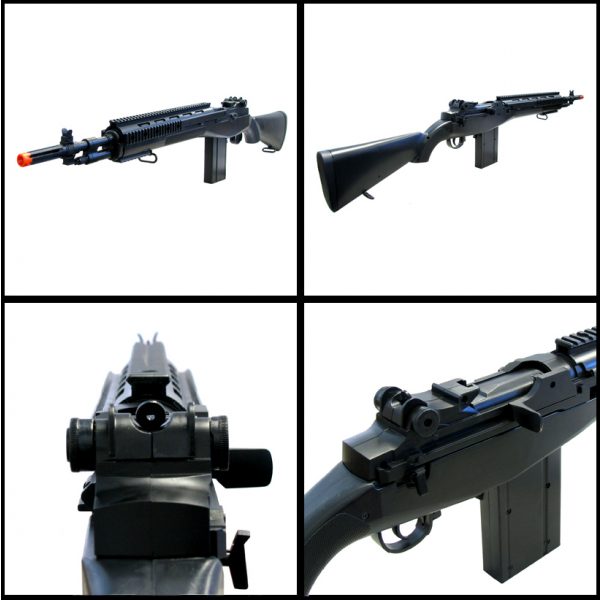 See Airsoft Rifle 2 Spring VB M14 M1 Garand Sniper Rifle FPS-390 Airsoft Gun Package Deal (Mask and BBs)