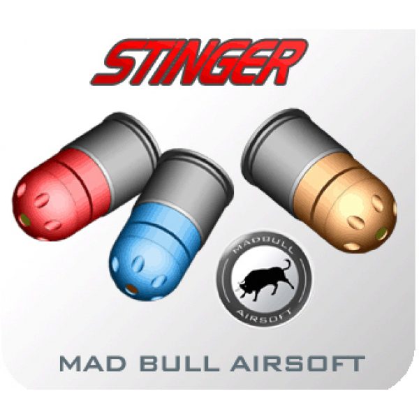 See Airsoft Accessory 1 Mad Bull Stinger BB Shower Series 24 Rnd Airsoft Gun Accessory