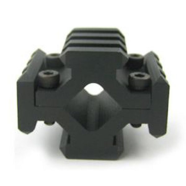 See Airsoft Accessory 1 NcStar Airsoft MBM Quad-Rail Weaver Base Universal Barrel Mount