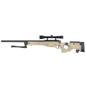 See Airsoft Rifle 1 Spring WELL MB08D L96 Bolt Action Sniper Rifle Tan FPS-470 Airsoft Gun