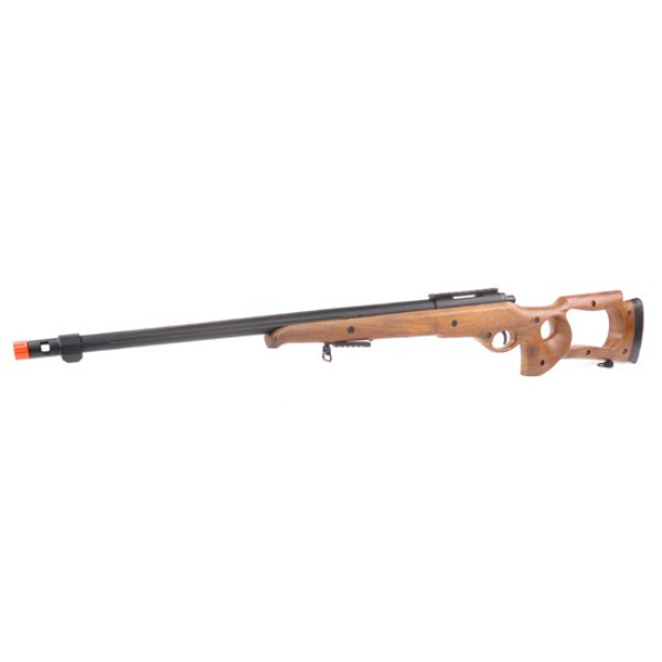 See Airsoft Rifle 1 Spring Well MB10AW Bolt Action Sniper Rifle Faux Wood FPS-520 Airsoft Gun