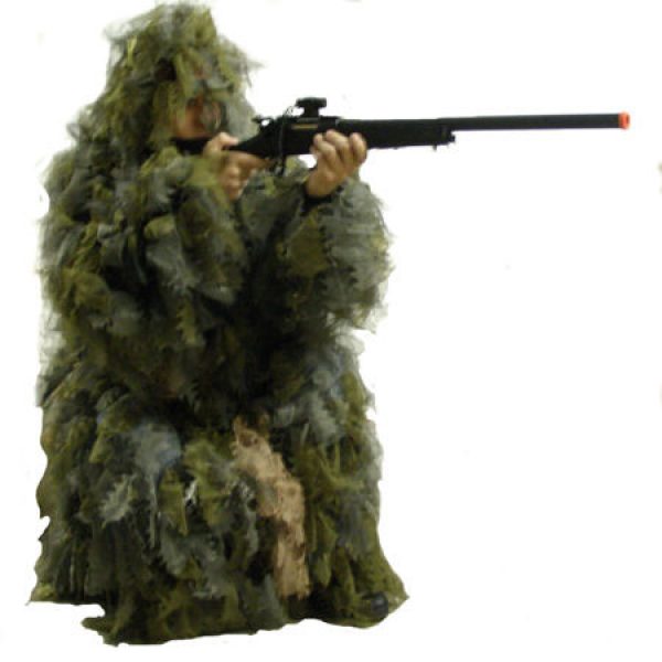See Airsoft Accessory 1 Polyester Leaf Ghilli Suit Large to X-Large Size Camo Airsoft Gun Accessory